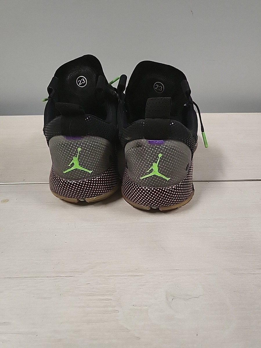 Air Jordan XXXIV 34 Low 'Vapor Green' Black Sneaker, Size 11
