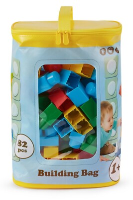 82 TEILIGE TASCHE MIT BAUSTEINEN