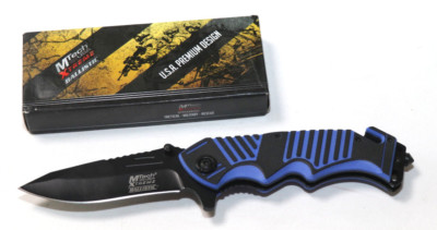 MTech USA Xtreme Taschenmesser Blue Rescue MTEC-1663 Jagdmesser