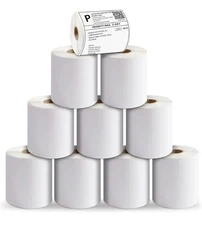 4"x6" Direct Thermal Address & Shipping 2500 Labels 10 Roll for Zebra 2844 ZP500