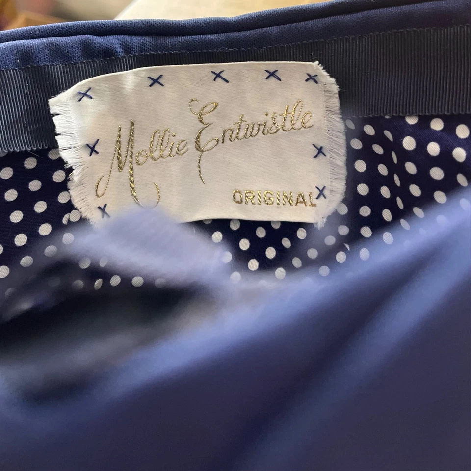 Vintage 50’s ART DECO TURBAN HAT Mid Century Hollywood Designer Chapeaux Pillbox - Image 3 of 4