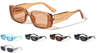 Gafas de sol lentes de moda Fashion Designer Square Small Sunglasses Hip Hop NEW