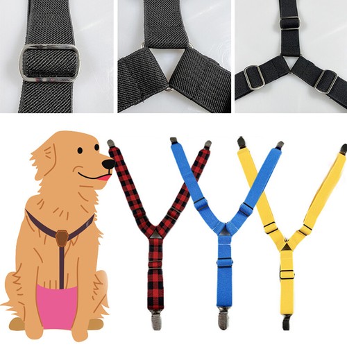 Female Dog Diaper Suspender Dog Diaper Keeper Suspender Dog Suspender 3 Sizes - Picture 1 of 27