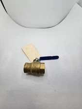 Lansdale 1" Brass Full Port Threaded Ball Valve 600 WOG 1/2PSI BRS125G