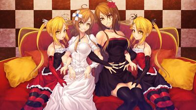 Anime nyan koi girls mizuno kaede sumiyoshi kanako Playmat Game Mat Desk