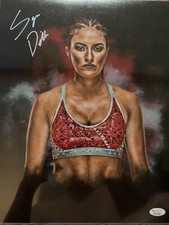 SONYA DEVILLE Autograph Signed 11x14 Photo JSA COA WWE SMACKDOWN WRESTLER 