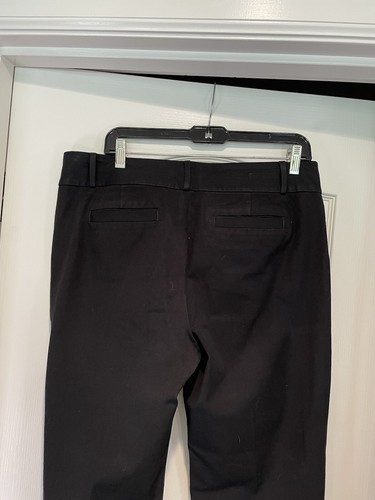 Banana Republic Womens Pants Black Size 12 Jackson Fit Career Viscose Blend - Picture 11 of 12