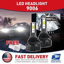 Pair Led 9006 Hb4 White Headlight Fog Light Bulb Conversion Kit Low Beam Bulbs Pair Led 9006 Hb4 White Headlight Fog Light Bulb Conversion Kit Low Beam Bulbs