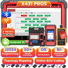 2025 LAUNCH X431 PRO 5 PAD V+ Car Diagnostic Scanner Tool Programming Key Coding