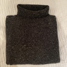 Vince Cashmere Gray Turtleneck Pullover Sweater Women's Size M Long Sleeve