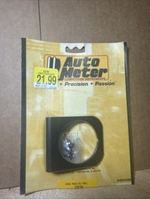 Autometer 2236 Gauge Mounting Panel Bezel Single 2-116 Black Aluminum