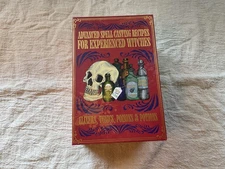 Witches' Spell Casting Recipe Book - Faux Book/Trinket Storage - 6"x4"