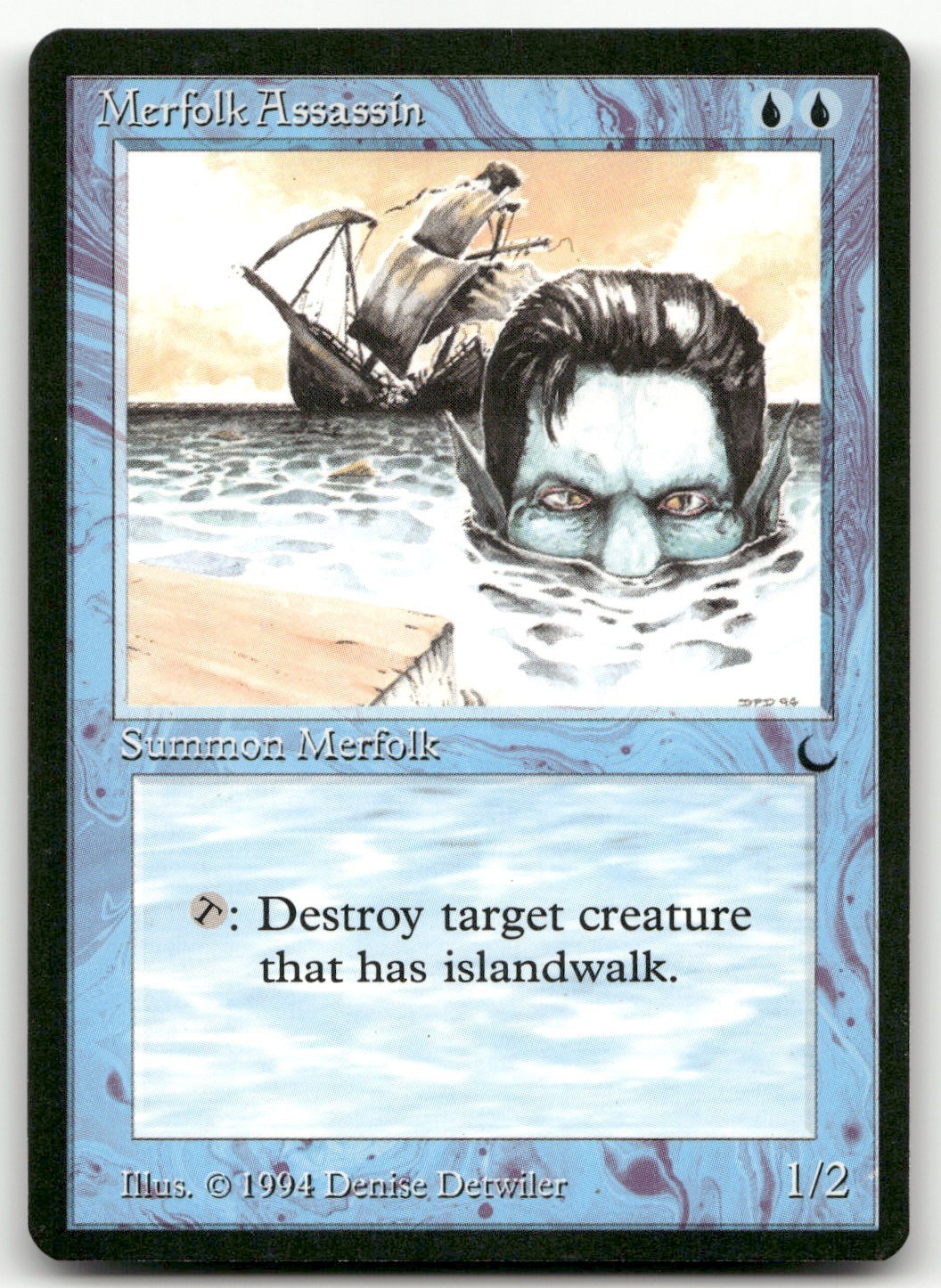Merfolk Assassin (NM) The Dark DRK Magic MTG