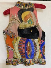 Vintage Emilio Pucci 60s / 70s Beaded & Sequin Top AS-IS Study Display Archival