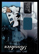 2015 FLEER SHOWCASE NIKOLAY GOLDOBIN 58 FLAIR MATERIALS JERSEY SAN JOSE SHARKS