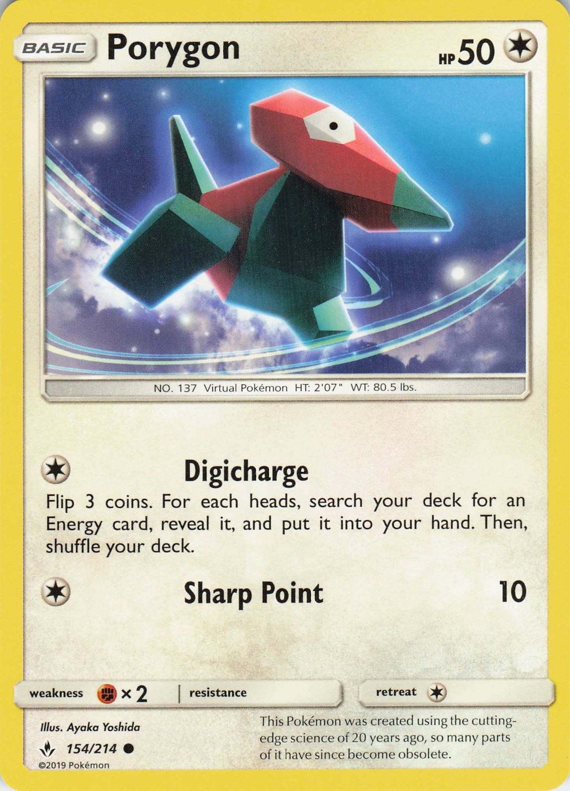 Porygon (154) Common SM - Unbroken Bonds 154/214 LP