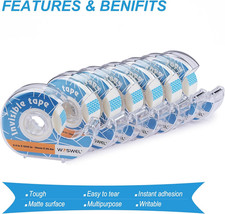 Tape Refills Dispenser 24 Roll Invisible Tapes 3/4" X 1000 in Gift Wrapping Home