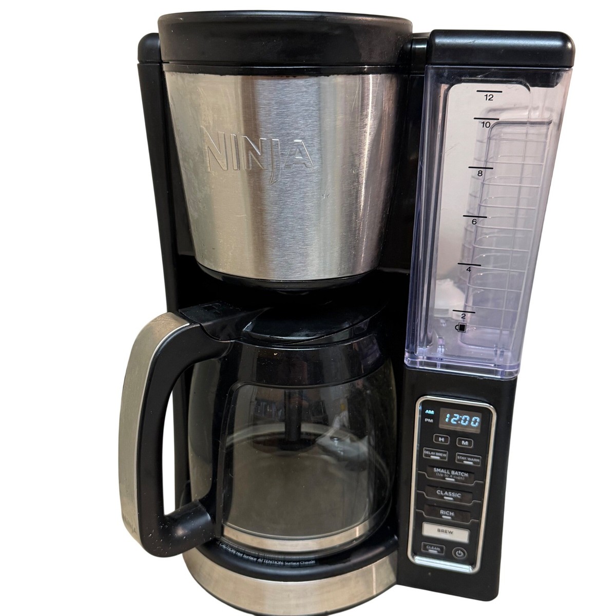 Ninja CE251 Programmable 12-Cup Coffee Maker Black Stainless Steel CE201  Series | eBay