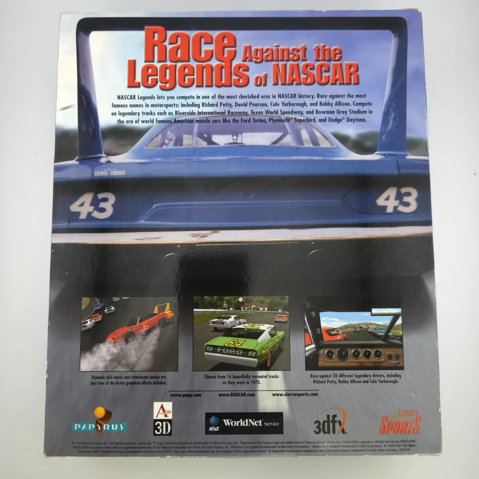 NASCAR Legends, 1999, Big Box, New & Sealed - Image 3 of 4