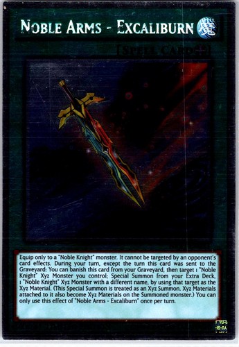 Noble Arms - Excaliburn NKRT-EN023 YuGiOh Noble Knights of the Round Table card