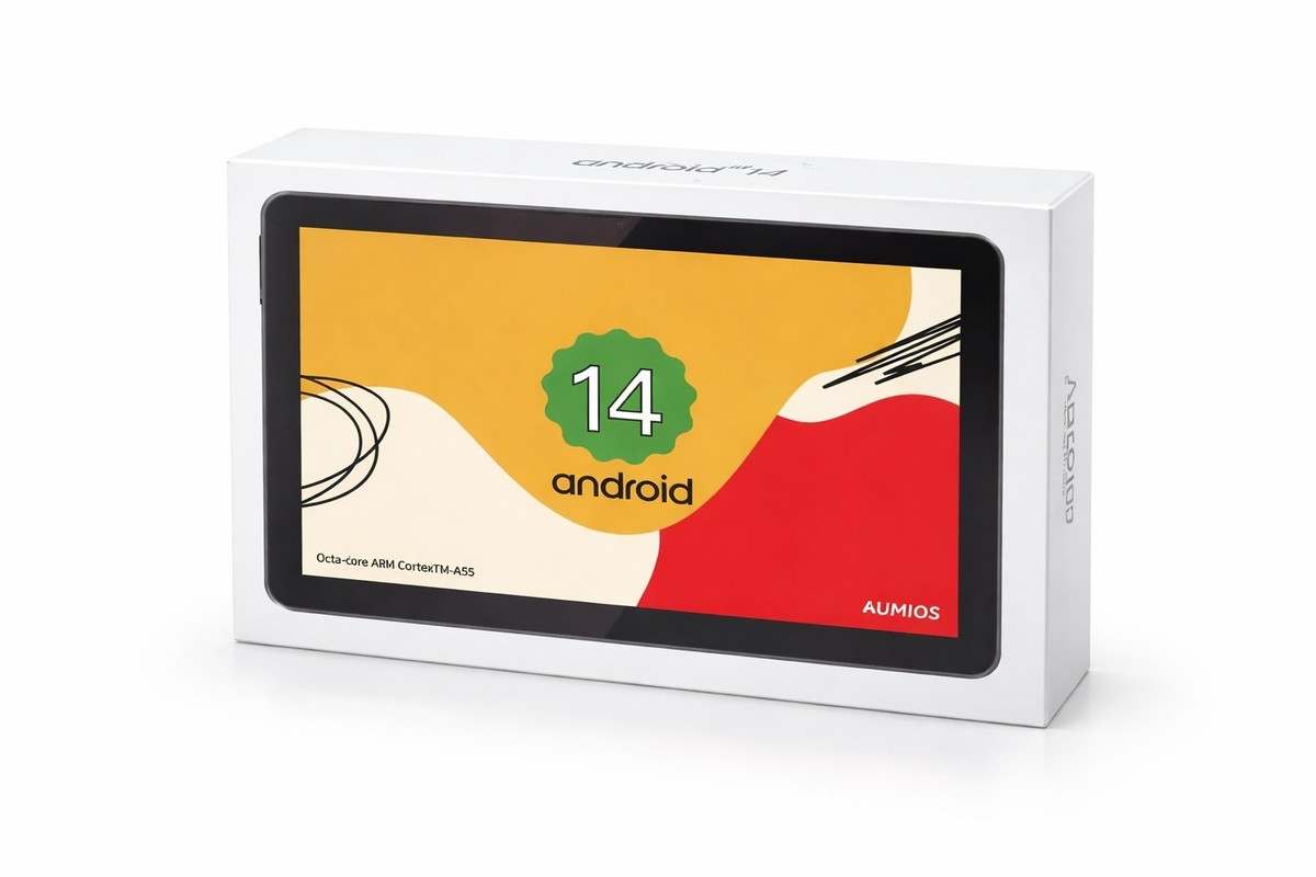 New Android 14 Octa-Core Brilliance 10.1 inch Tablet 64bit AUMI-OS