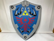 Legend of Zelda LARP Cosplay Hero Blue Link Hylian Triforce Foam Shield 20"x15"