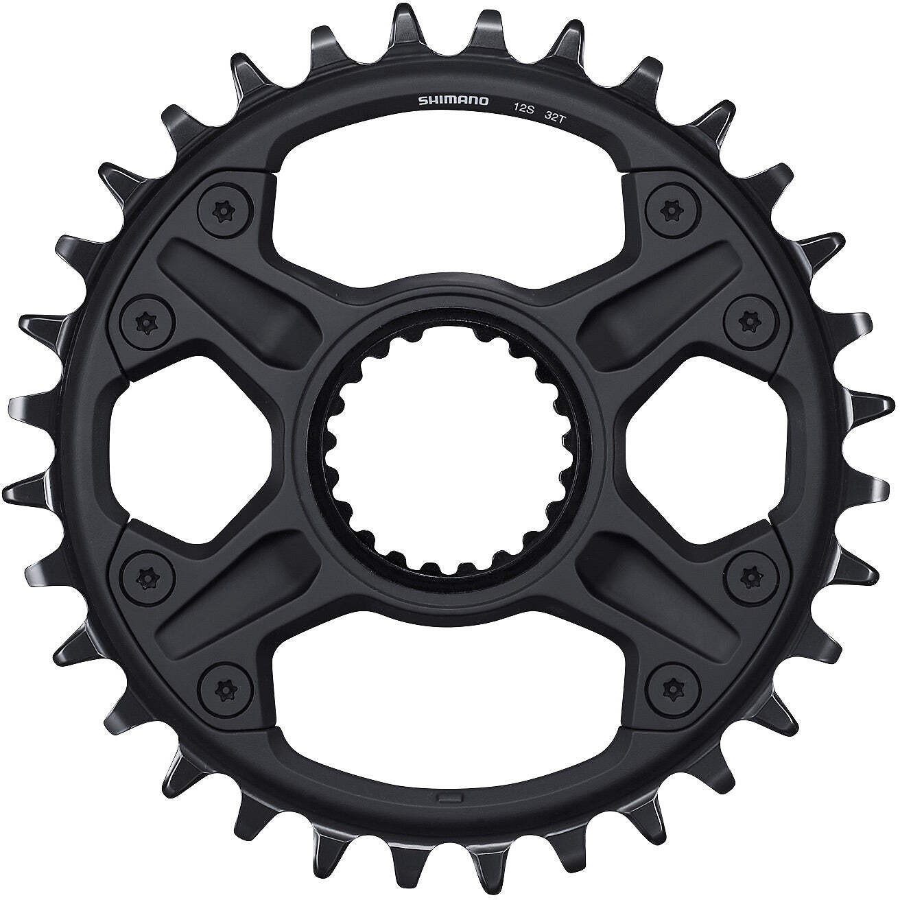 Shimano Deore FC-M6100-1 Deore 12 speed single chainring, 32T