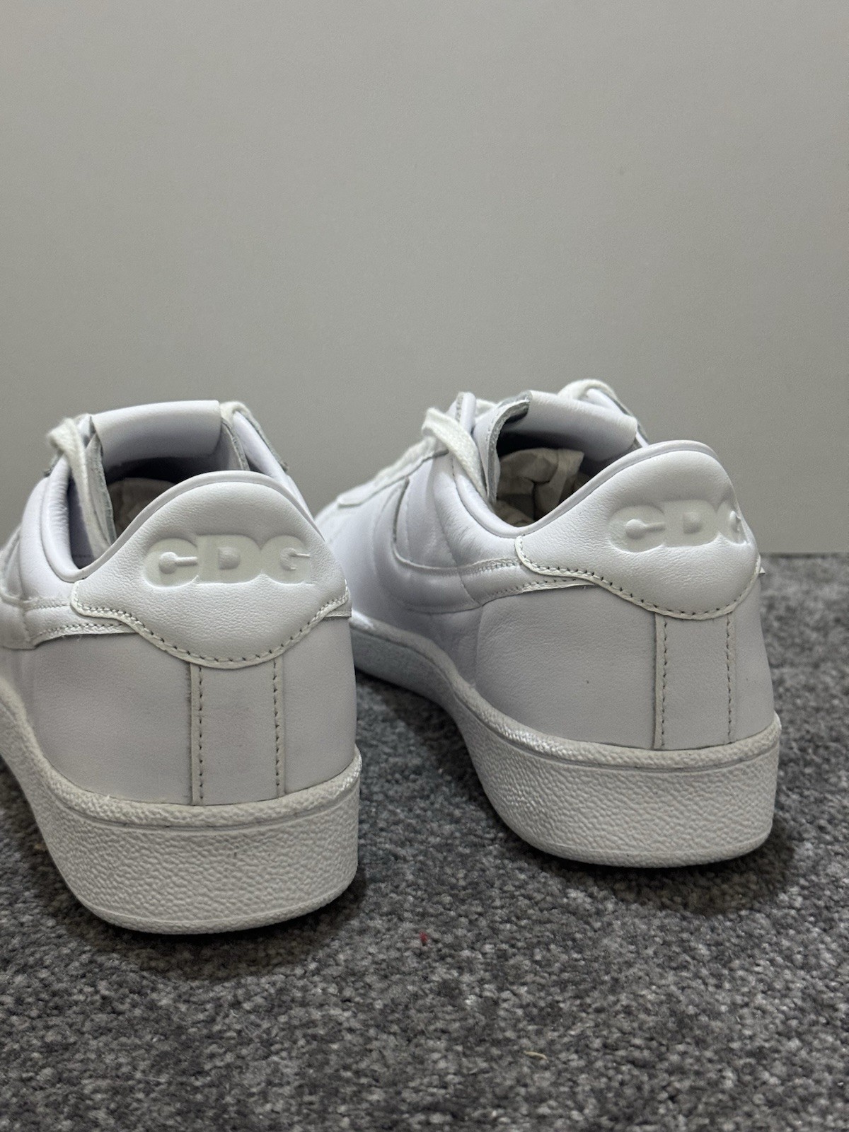 NIKE TENNIS CLASSIC SP UK 6.5/ EUR 40.5 COMME DES GARCONS WIMBLEDON 1 FN2249 100 image 10