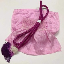 6511 Japanese Kimono Accessory Obiage and Obijime 2-piece Set Silk Shibori