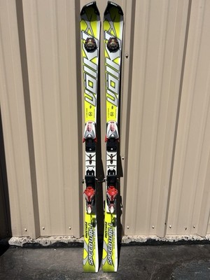 VOLKL Racetiger Speedwall World Cup SL Skis, 155cm + Marker Comp 16.0 Bindings