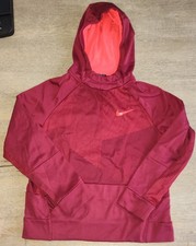 Nike Therma-Fit Red Pullover Hoodie Youth Size XL Athletic
