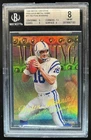 1999 Skybox Metal Universe Peyton Manning Precious Gems #/50 Colts BGS 8