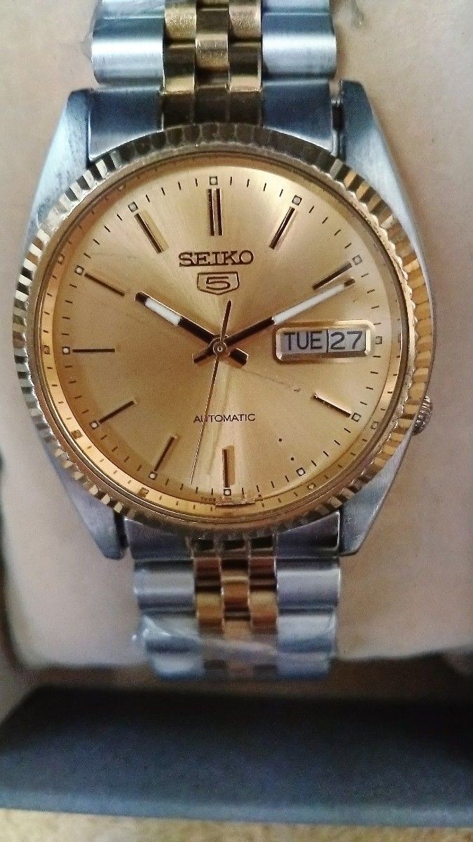 セイコー5 自動巻き 腕時計　7009-3110 美品 Yahoo!オークション -「seiko 7009-3110」の落札相場・落札価格