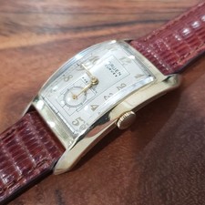1940s Gruen Curvex Sentry Mens Vintage Wristw...