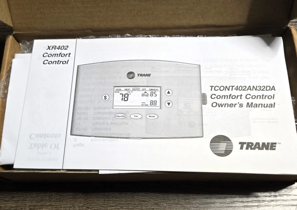 TRANE TCONT402AN32DAA Comfort Control ( Non Programmable ) FREE SHIPPING - Image 3 of 4