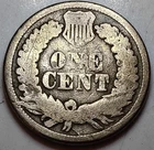 1863 Indian Head Penny ⭐ Reverse PRE-CUD Die Break Error ⭐ Cn IHC