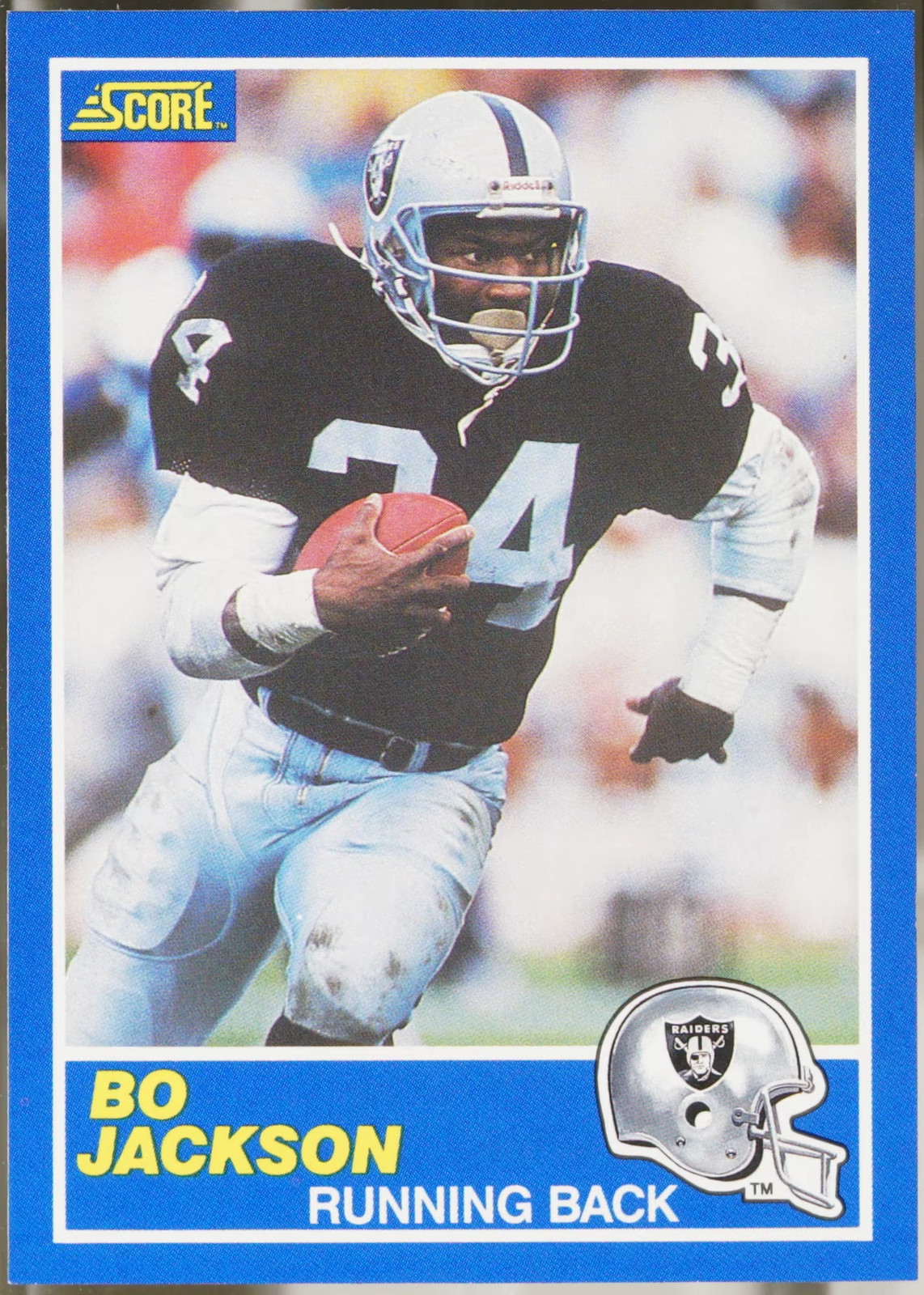 1989 Score #2 Bo Jackson Promos Football NM