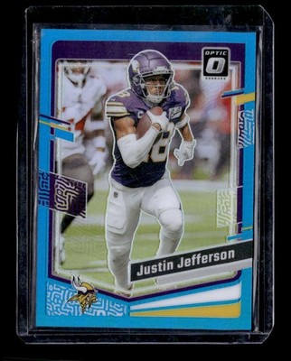 2023 Donruss Optic #125 Justin Jefferson Aqua #/299
