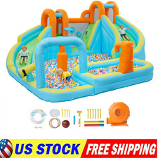   Inflatable Bounce House for Kids 3-12 15.9x14 FT Wet Dry Jumping Castle w/Blow