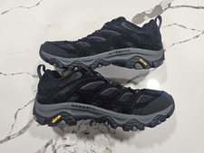 Merrell Moab 3 Black Night Size 9 Men's Hiking Trail Outdoor Adventure Shoes