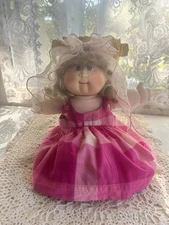 Norah's Reborn Cabbage Patch Girl 16" in Pink Checkered Sun Dress