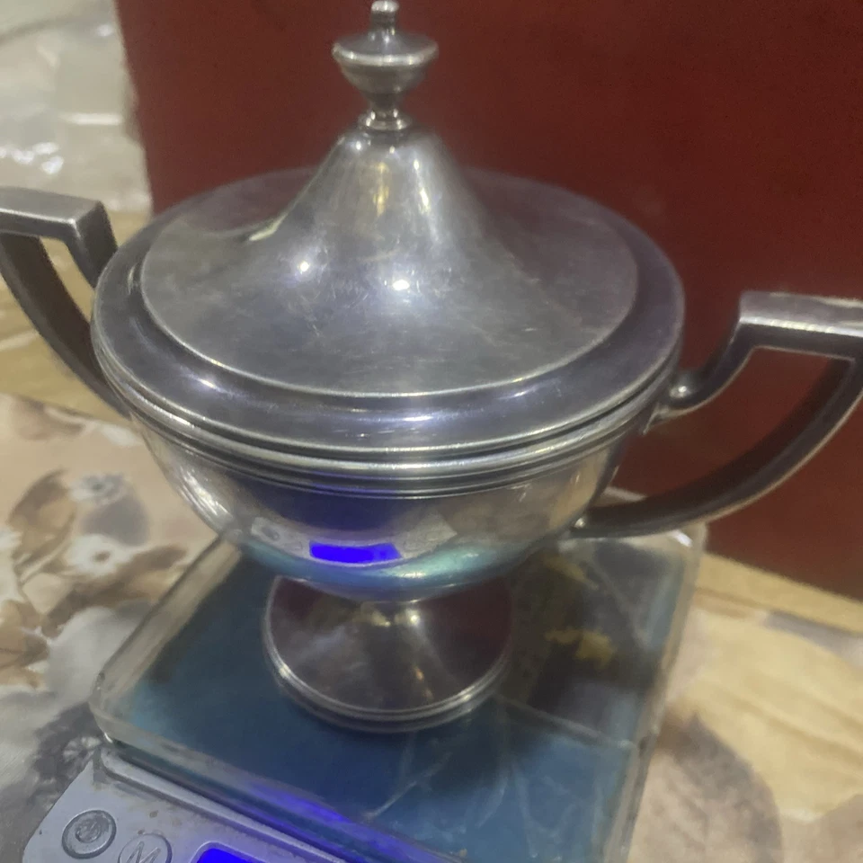 Carrito de té Tiffany de plata de ley Foto 3 de 4