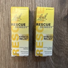 Bach RESCUE REMEDY Stress Relief X 2 (TWO) 10ml Each