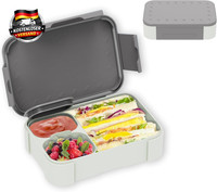 Kinder Lunchbox Mit FäChern 900Ml Auslaufsicher, Mikrowellenfest Und Bpa-Frei
