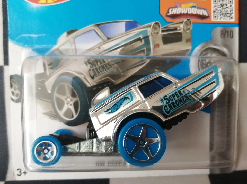 2016 Hot Wheels HW Poppa Wheelie Super Chromes Short Card 43/250 #8/10 - Image 2 of 4