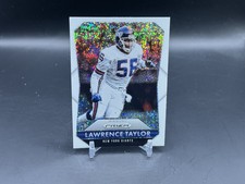 2015 Panini Prizm Football Lawrence Taylor #56 White Sparkle SSP Giants HOF