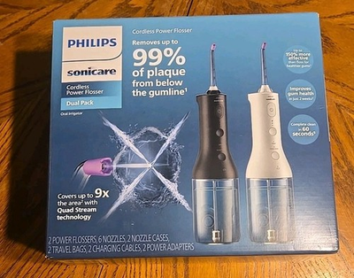 #ad #ad Philips Sonicare Cordless Rechargeable Power Water Flosser 2 Pack Open Box $59.00