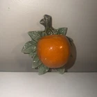 Vintage McCoy Pottery Fruit - Orange Wall Pocket Vase Early 1950's