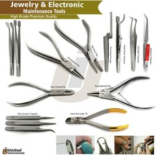 Piercing Ring Opening Closeing Plier Jewelry Making Head Shank Soldering Tweezer
