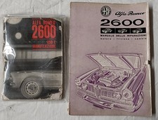Alfa Romeo 2600 Manuale delle RIPARAZIONI Motore Cambio Frizione + USO e MANUTEN